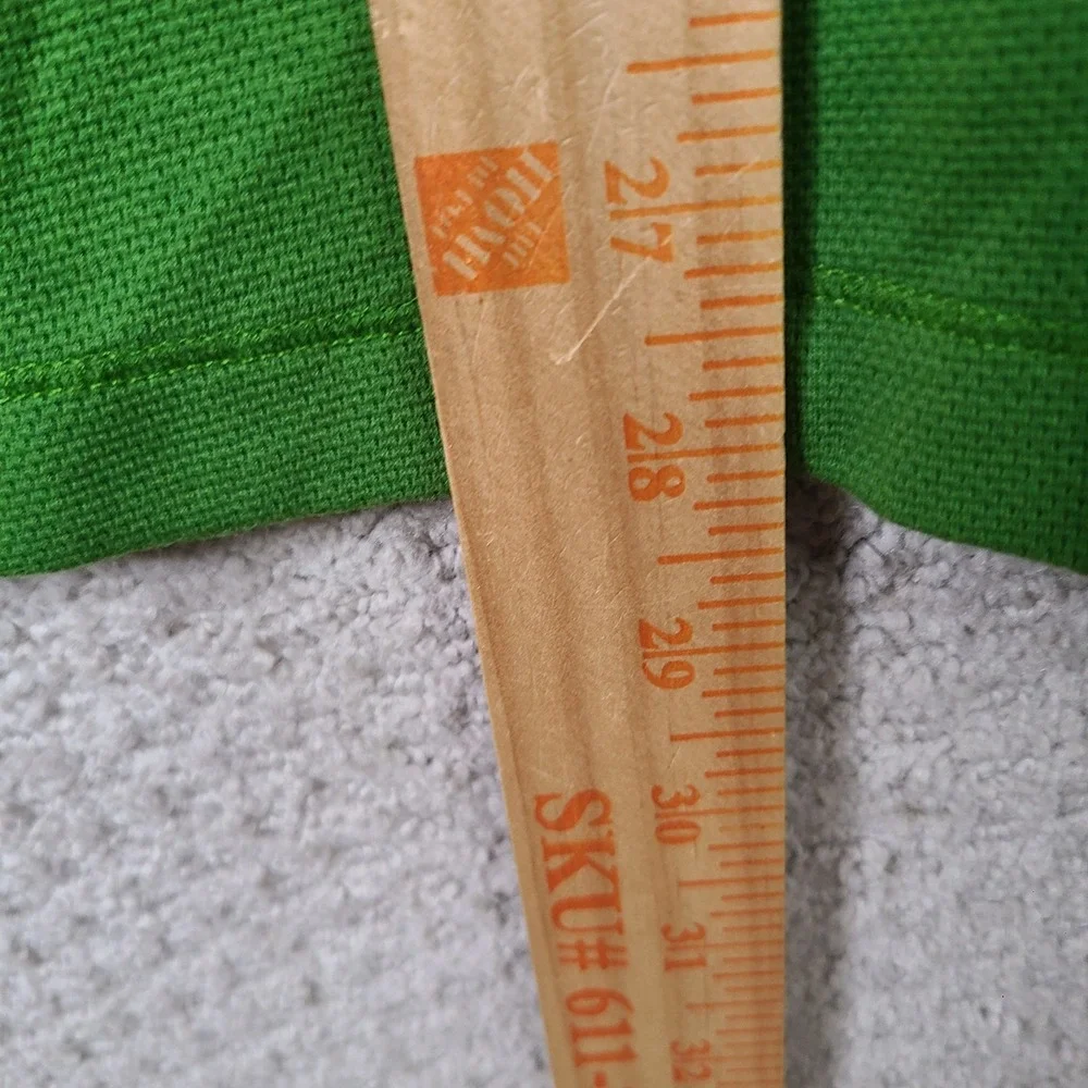 Banana Republic Shirt Mens Large Green Polo Core Temp Cotton Blend Casual